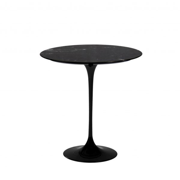 COFFE SMALL TABLE BLACK MARQUINIA  MARBLE TOP