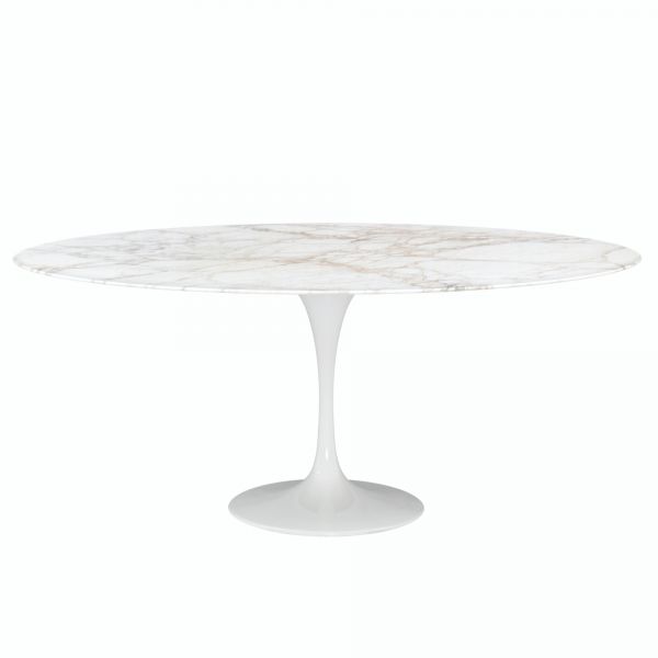  OVAL TABLE OR ROUND TABLE MARBLE CALACATTA GOLD